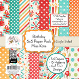 Birthday - 6X6 Paper Pack (Ss)