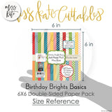 Birthday Brights Basics - 6X6 Paper Pack (Ds)