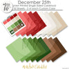 December 25Th - Linen-Printed Smooth Cardstock Single-Sided Linen Printed