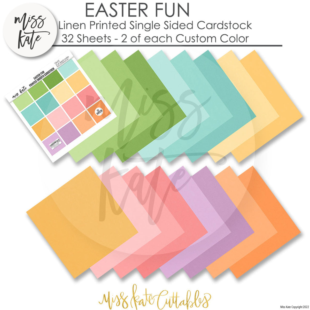 Easter Fun Scrapbook Cardstock – MISS KATE