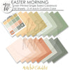 Easter Morning - Linen Printed Smooth Cardstock Single-Sided