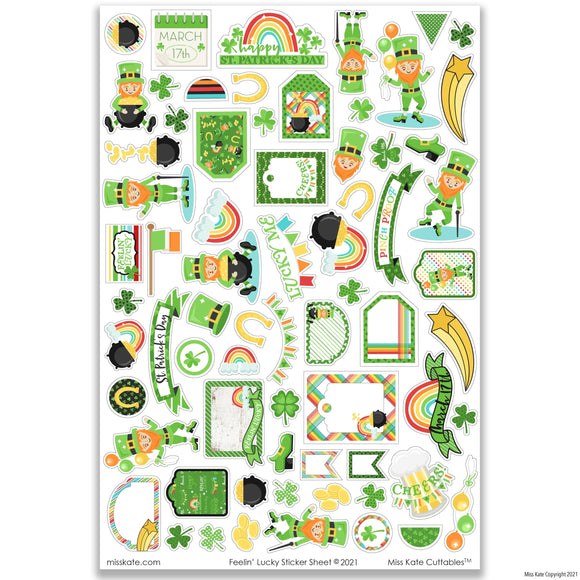 Feelin Lucky - For St. Patricks Day Stickers