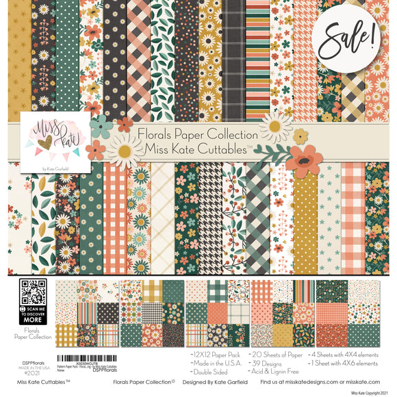 Papier cartonné double face pour aquarelle Motif floral 30,5 x Papier cartonné double face pour aquarelle Motif floral 30,5 x