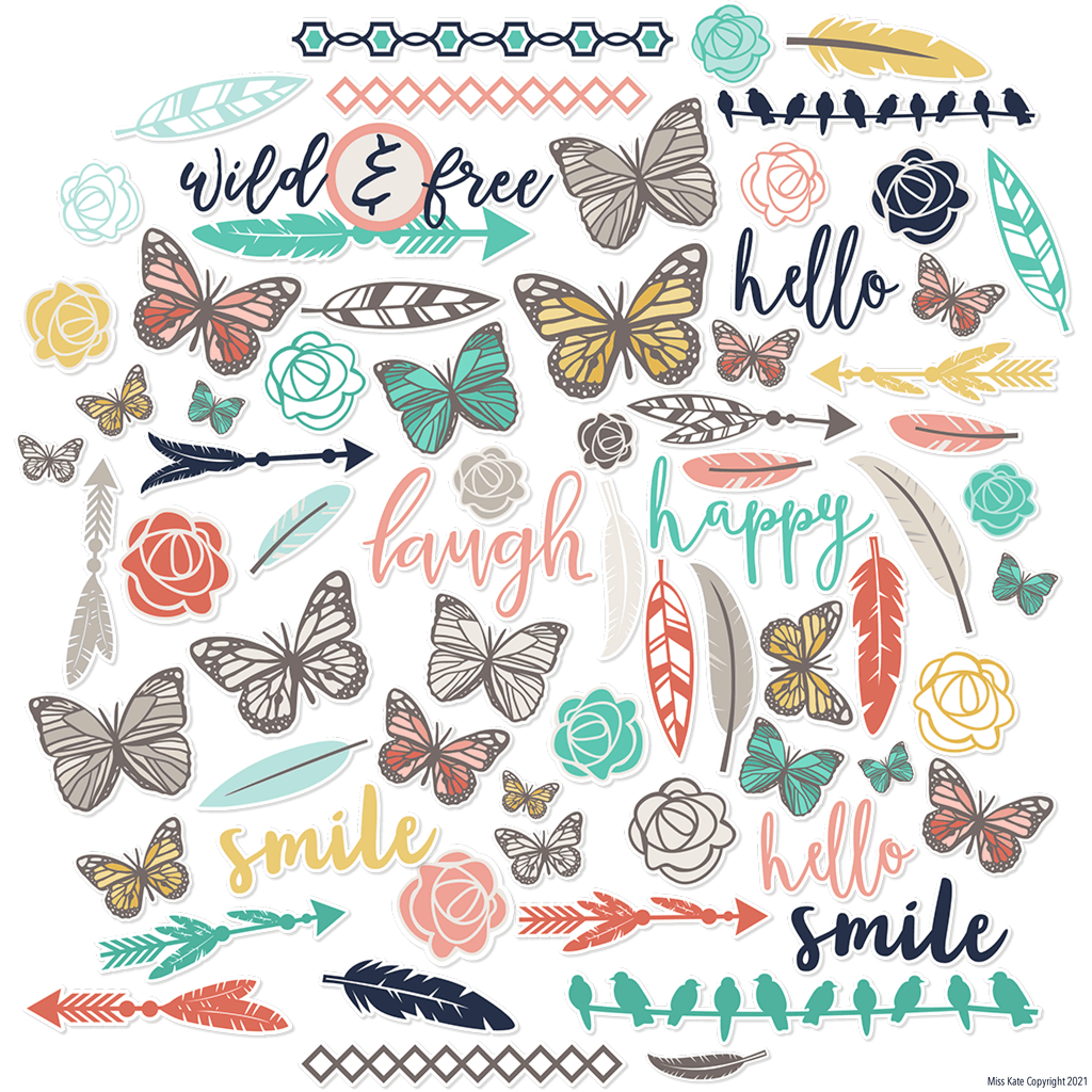 Free Spirit - Scrapbook Die Cuts Die Cuts – MISS KATE free-spirit-scrapbook-die-cuts-die-cuts-miss-kate