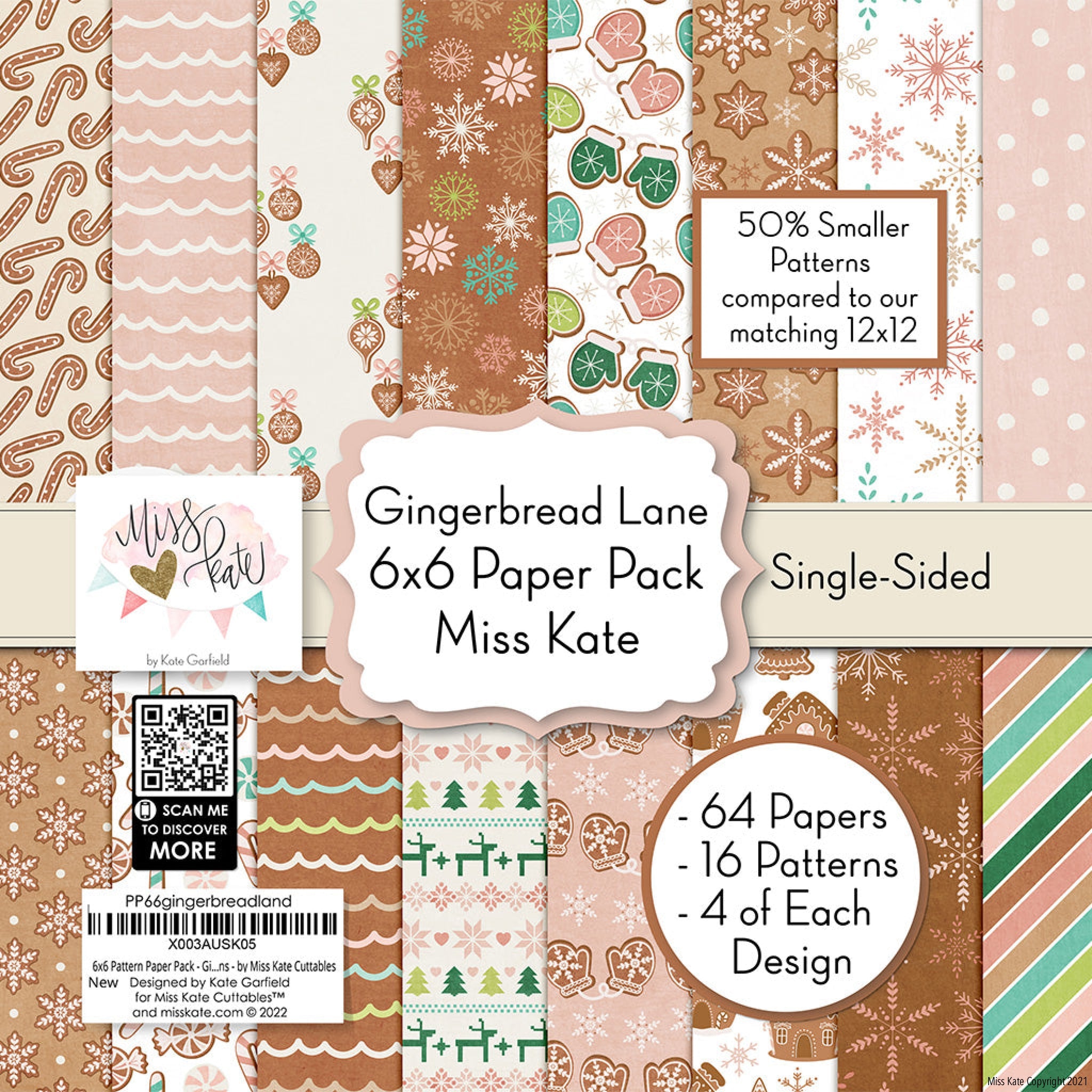 Carta Per Scrapbooking Lawn Fawn - Pacco 6x6 Pollici - Sweater Weather Remix - 36 Fogli, 12 Disegni A Tema Autunno