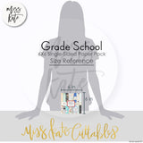 Grade School - 6X6 Paper Pack (Ss)