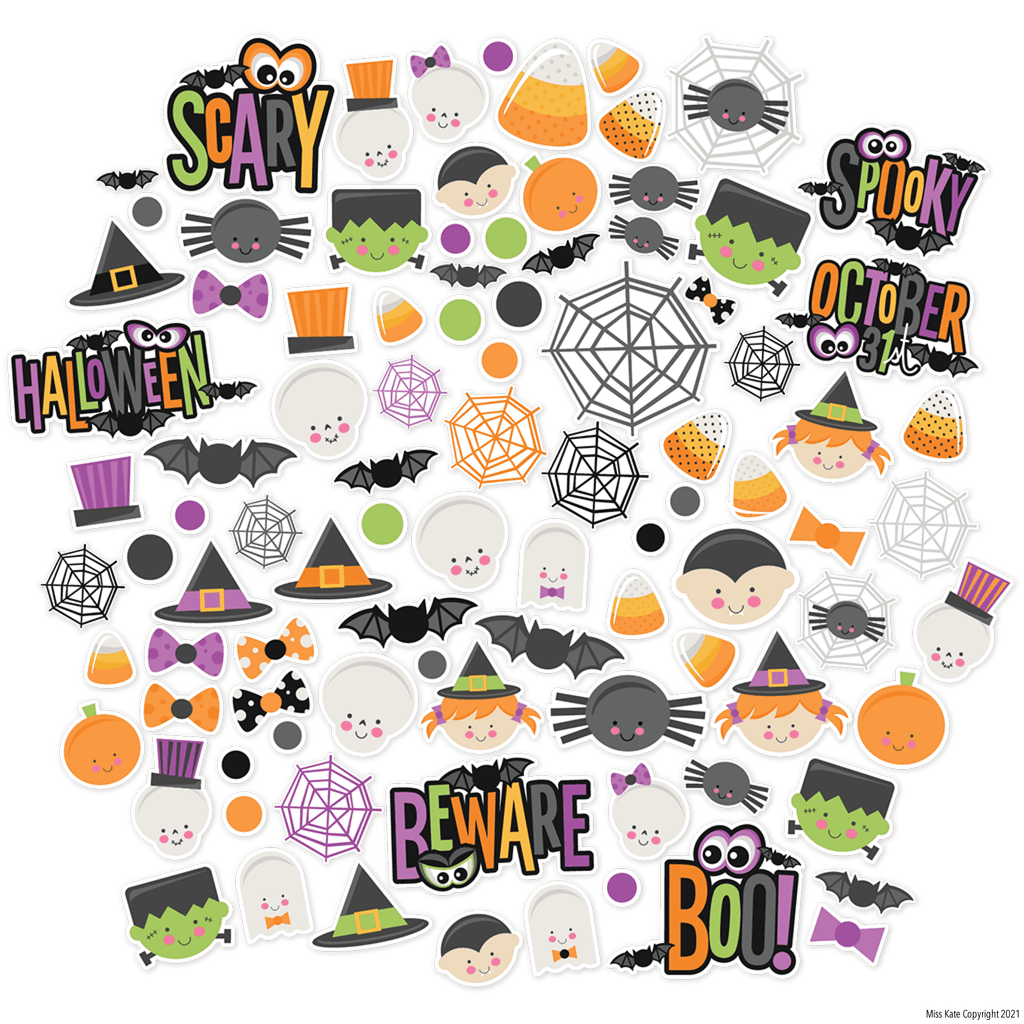 Halloween Cuties - Scrapbook Die Cuts Die Cuts Halloween – MISS KATE Halloween Cuties - Scrapbook Die Cuts Die Cuts Halloween – MISS KATE