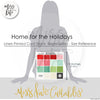 Home For The Holidays - Linen Printed Smooth Cardstock Single-Sided