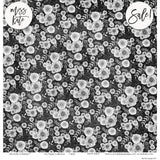  Inkdotpot Peach & Black Wedding Theme Collection Double,Sided Scrapbook  Paper Kit Cardstock 12x12 Card Making Paper Pack of with Sticker Sheet -  16 Pages - Peach & Black