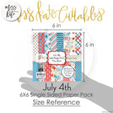 July 4Th - 6X6 Paper Pack (Ss)