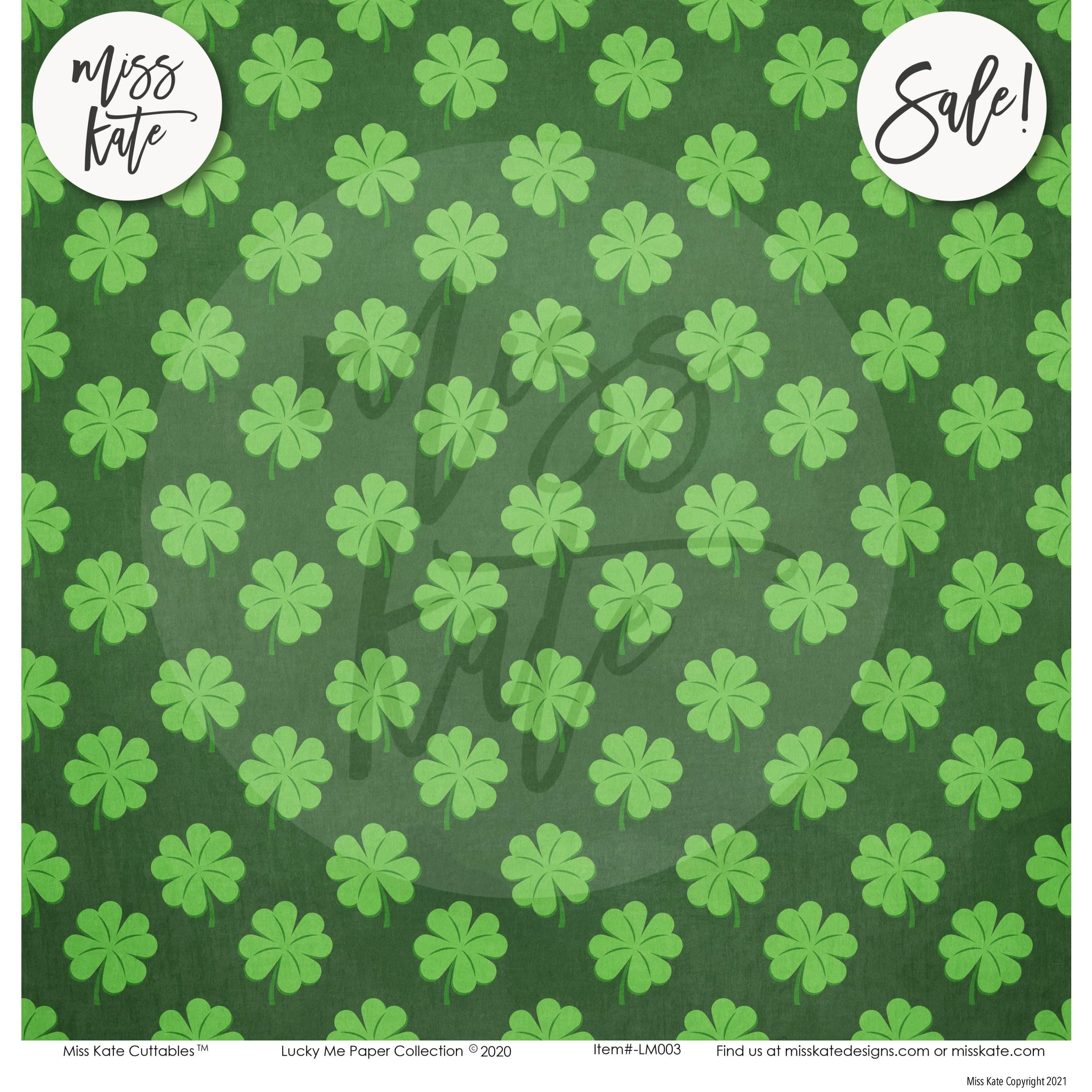 Karen Foster Lucky Clover Scrapbooking Stickers - Acid & Lignin Free Sheet For Memory Books