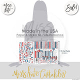 Made In The Usa - Paper & Sticker Kit 12X12 (Ds)
