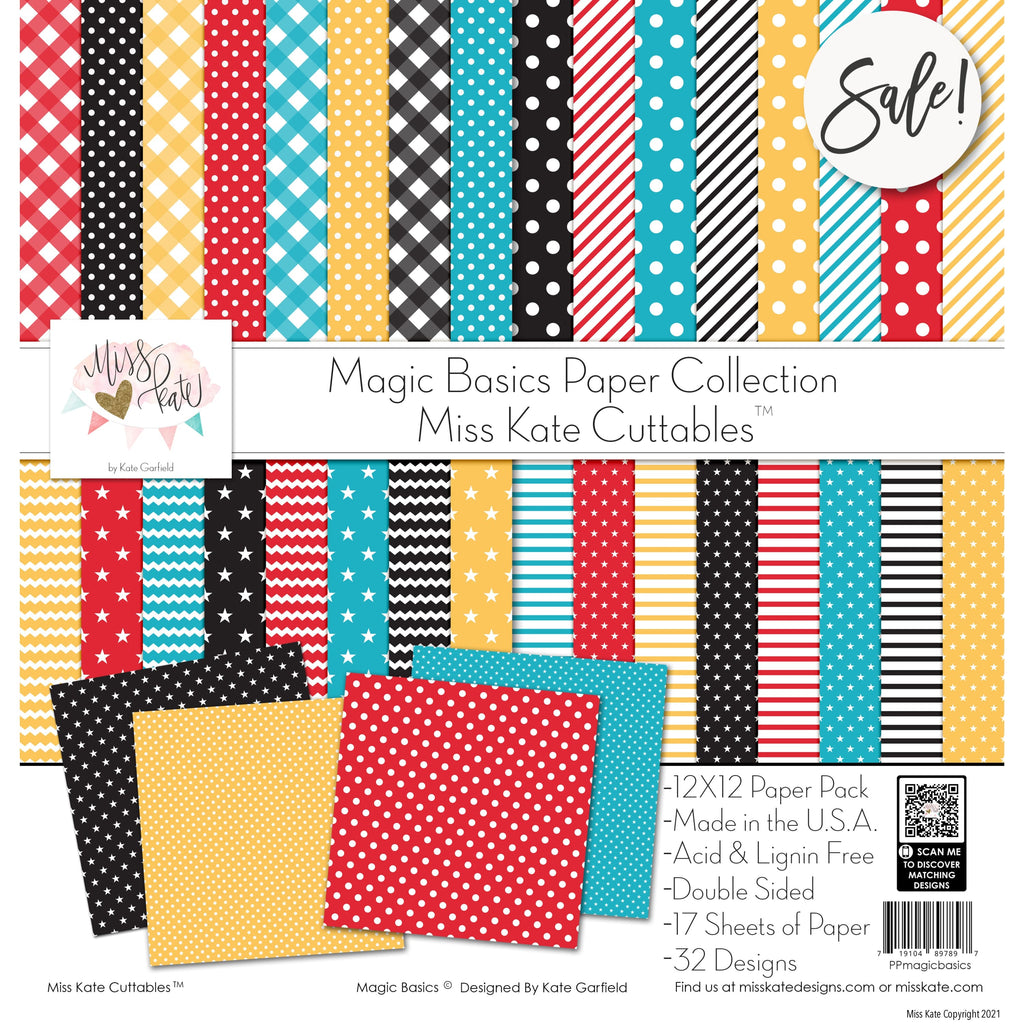 Magic - for Disney - Scrapbook Double-Sided Paper Pack – MISS KATE