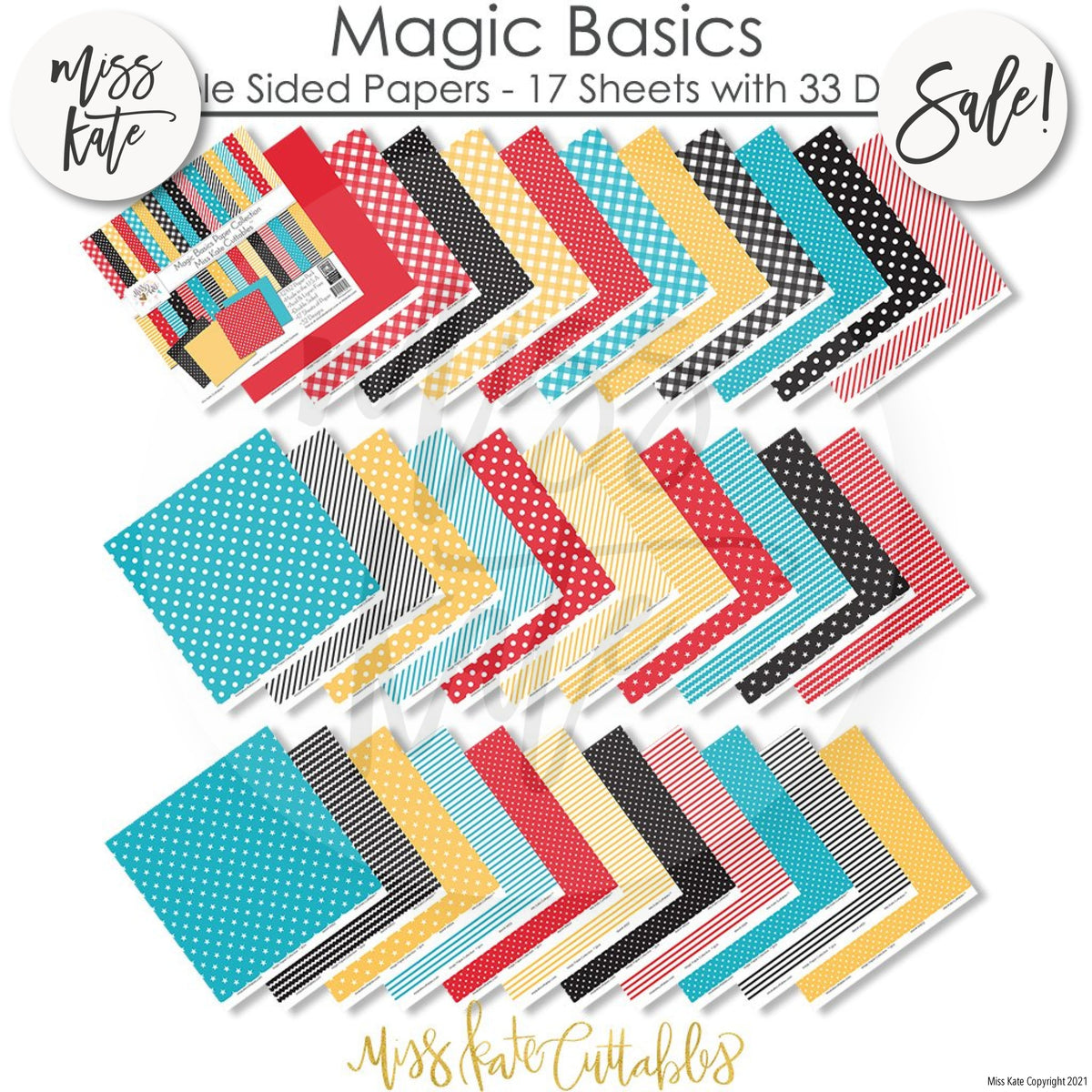 Magic - for Disney - Scrapbook Double-Sided Paper Pack – MISS KATE