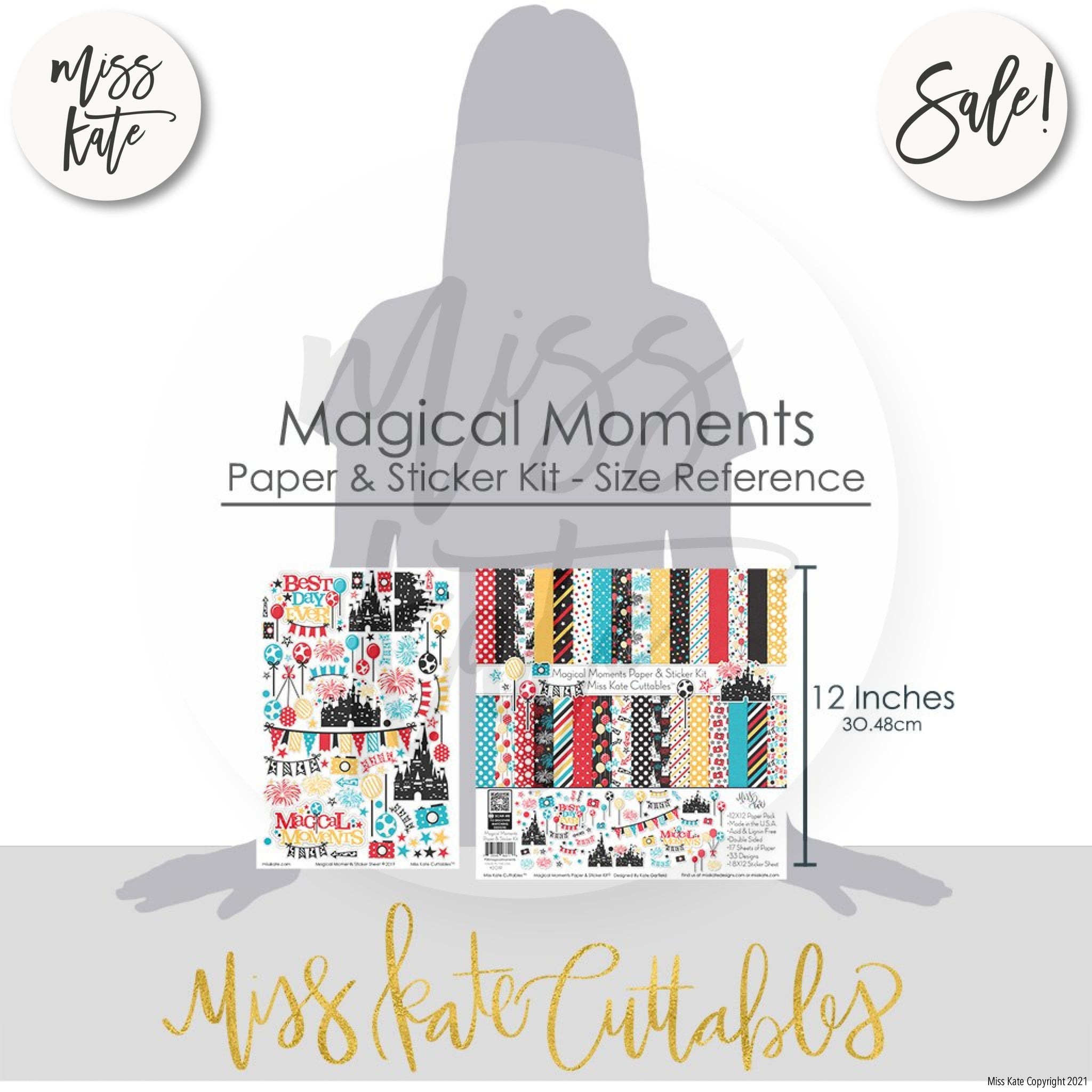 Magical Moments Disney Scrapbook Paper Pack – MISS KATE