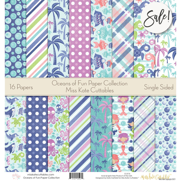 Oceans of Fun - Scrapbook Paper Pack – MISS KATE