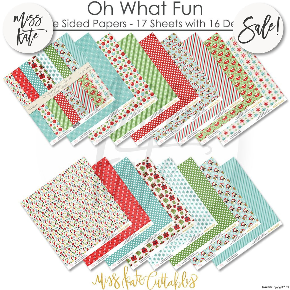 Oh What Fun - Scrapbook Paper Pack – MISS KATE
