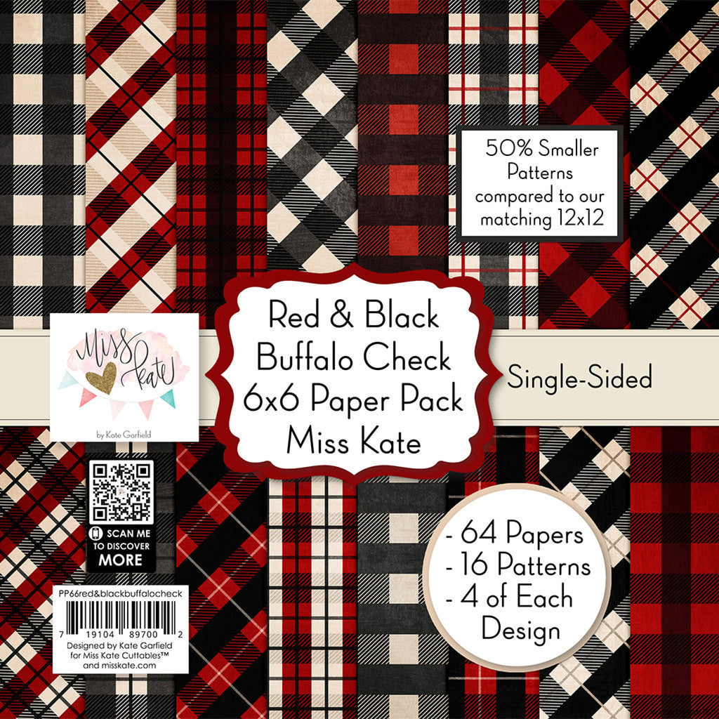 Red Scrapbook Paper Patterns