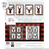 Red & Black Reindeer Heads - 8X10 Prints