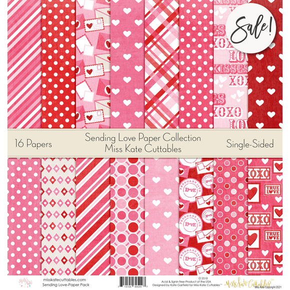 Floral Scrapbook Paper Pack Single Sided – MISS KATE