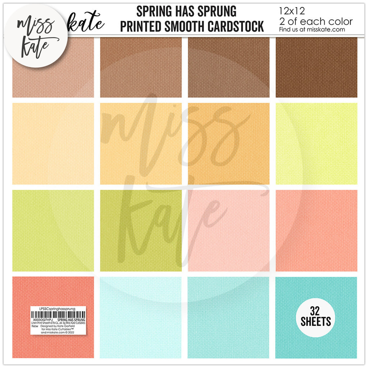 Spring has Sprung Scrapbook Cardstock – MISS KATE