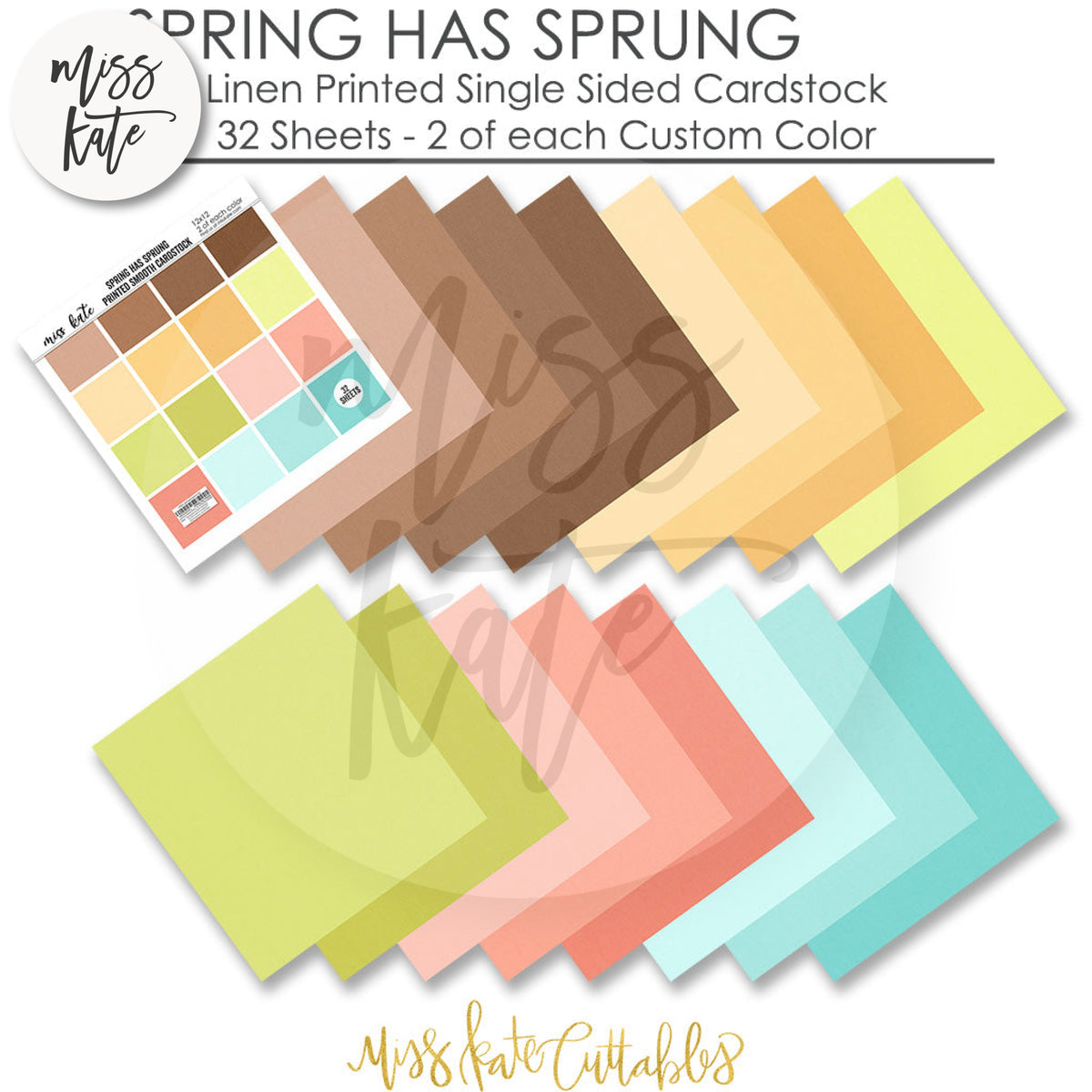 Spring has Sprung Scrapbook Cardstock – MISS KATE
