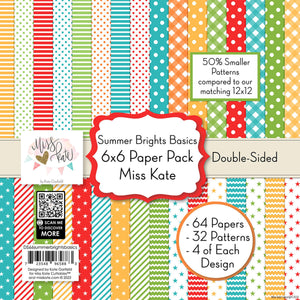 Summer Brights Basics - 6X6 Paper Pack (Ds)