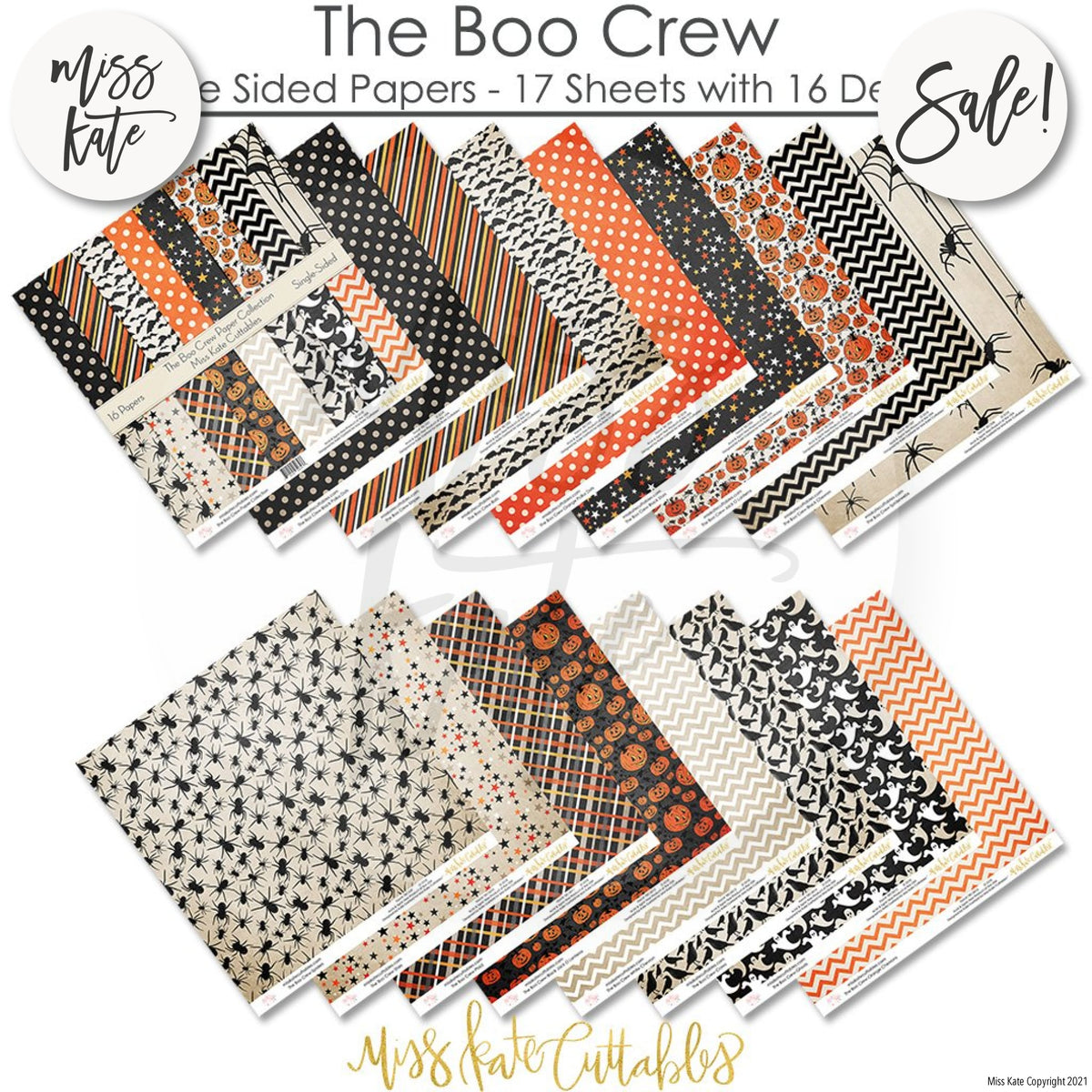 The Boo Crew - Scrapbook Paper Pack – MISS KATE