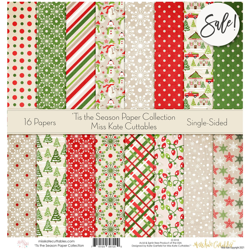 North Pole - Christmas Scrapbook Paper Pack – MISS KATE