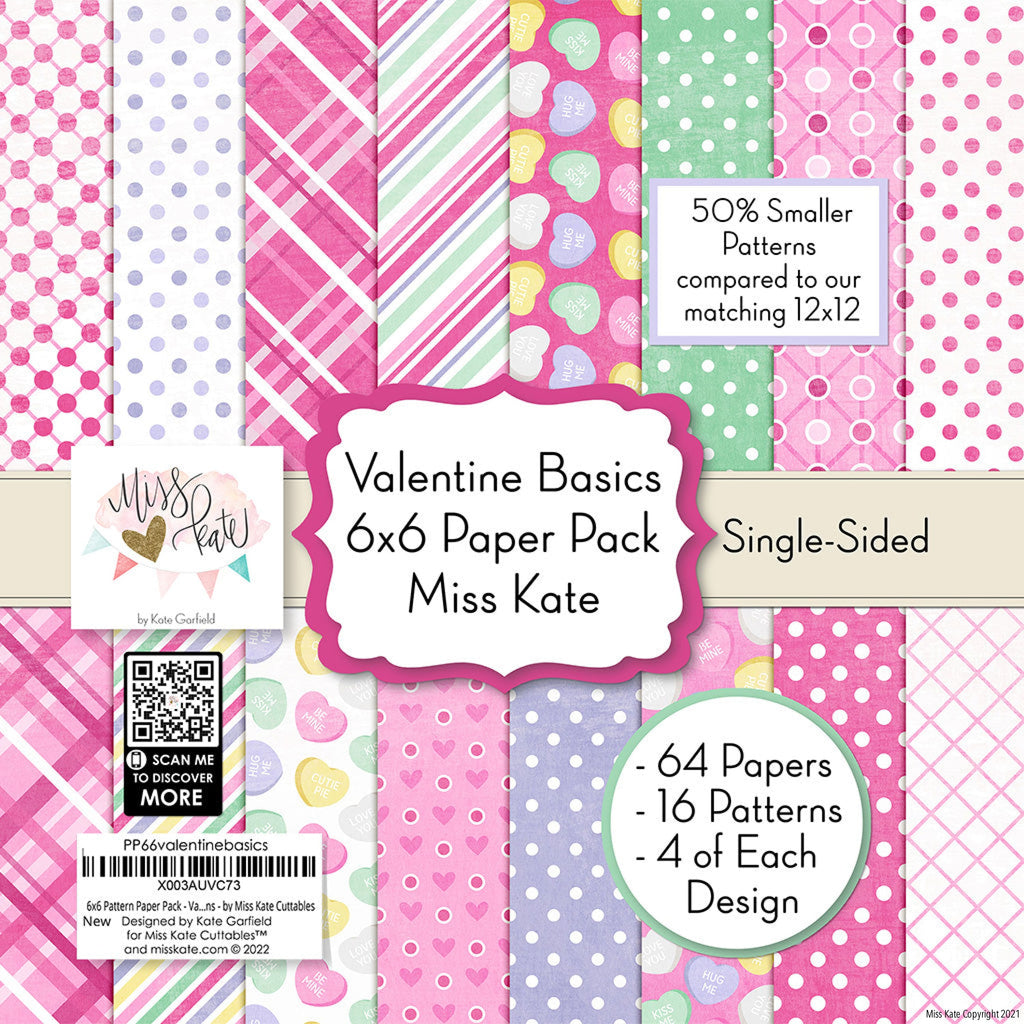 Valentine Basics - 6x6 Paper Pack