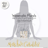 Watercolor Florals - 6X6 Paper Pack (Ds)