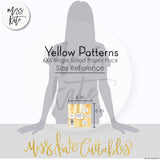 Yellow Patterns - 6X6 Paper Pack (Ss)