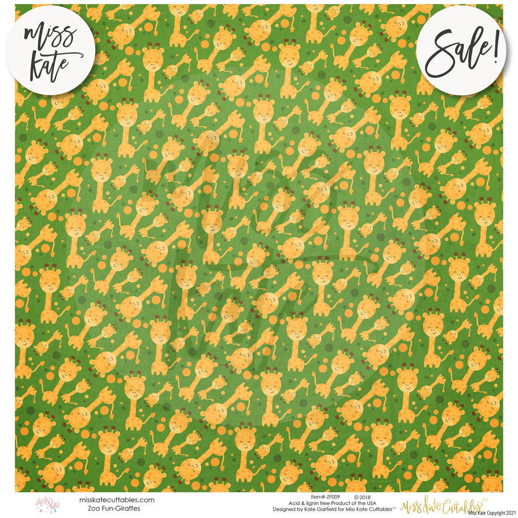 Zoo Fun - Scrapbook Paper Pack – MISS KATE